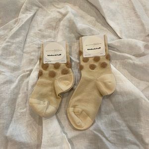 Misha and puff Hansel from Basel popcorn socks